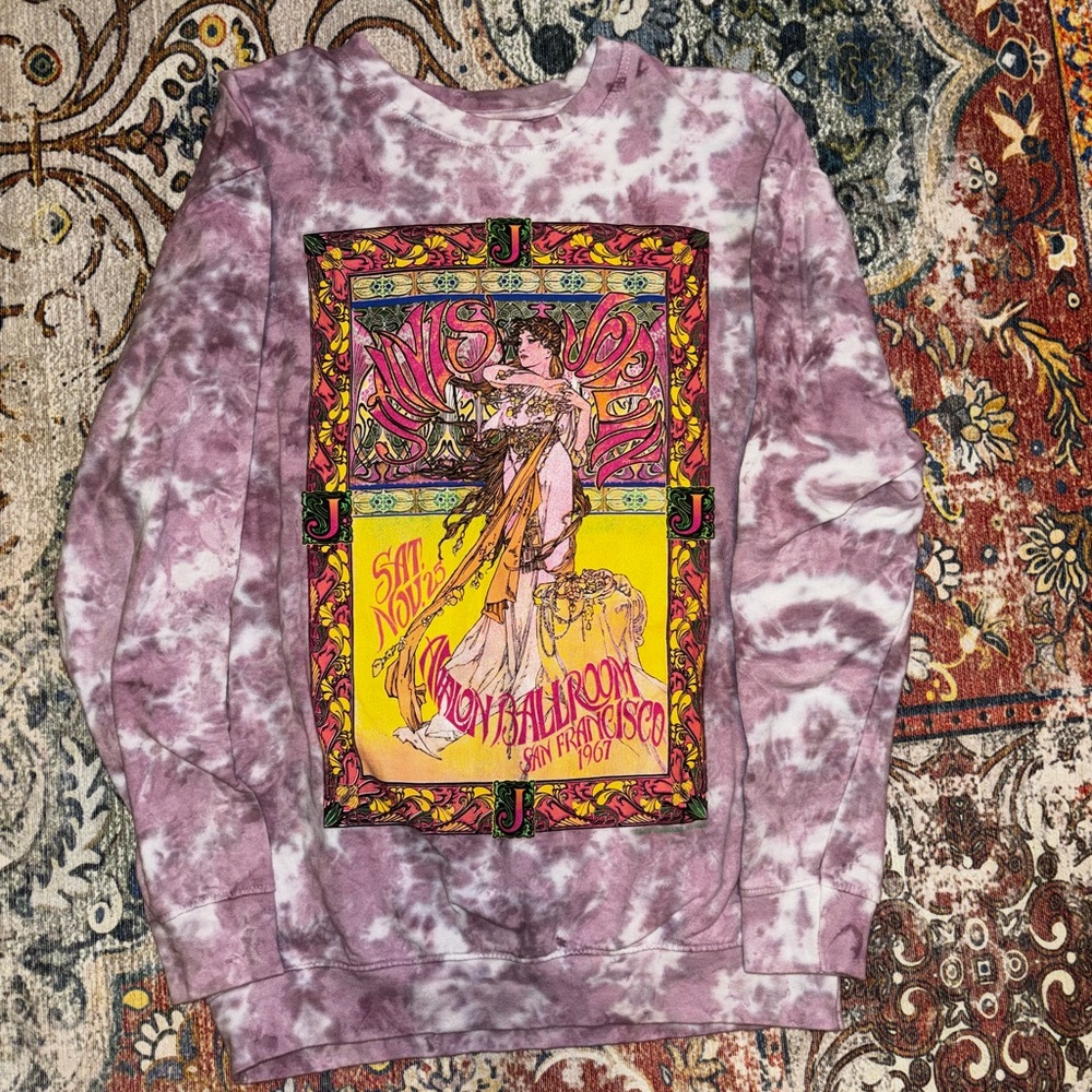 Tie-Dye Graphic Sweatshirt